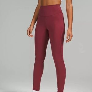 Lululemon Base Pace High-Rise Running Tight 28" Brushed Nulux